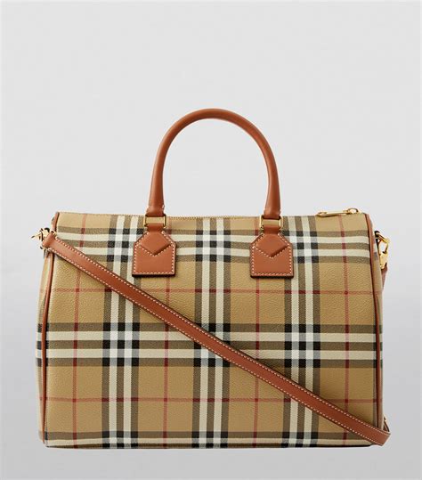 burberry large check bowling bag|burberry medium check bowling bag.